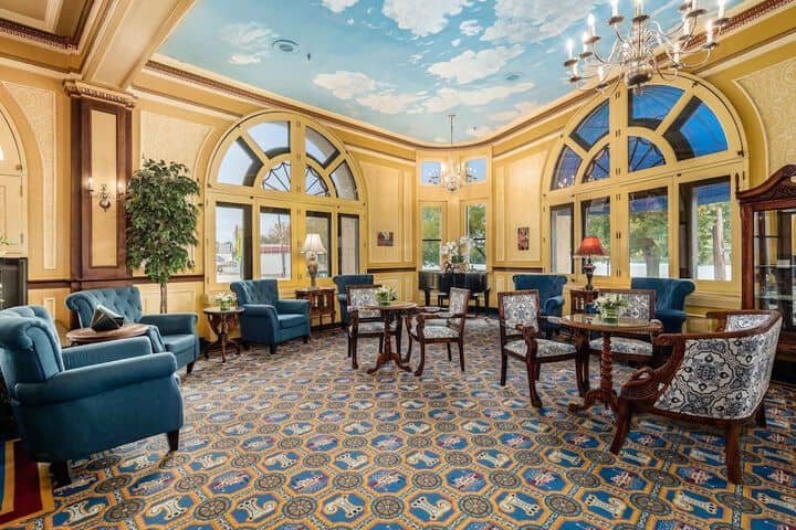 Lobby sitting area